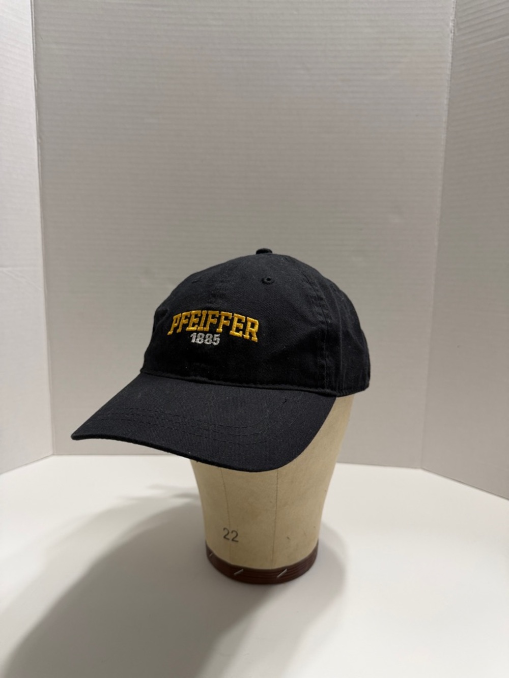 J. America Black Baseball Cap “Pfeiffer 1885”